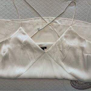 Express Cream Satin Camisole